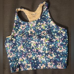 Old Navy Multicolor Floral Active Top